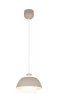 Beżowa lampa wisząca półokrągły klosz nowoczesna do loftowych wnętrz TILOS R36501043 RL